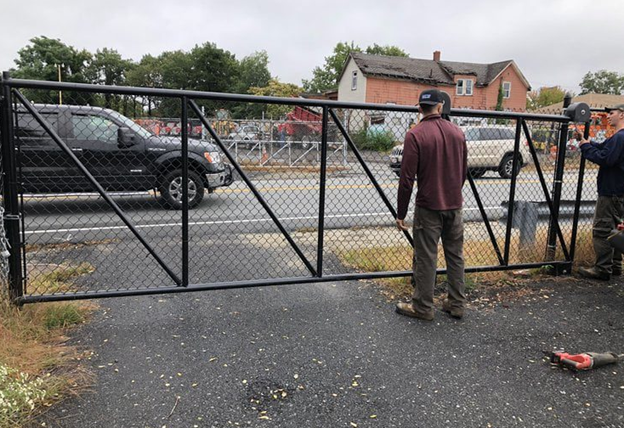 chain link fence installation wellesley ma